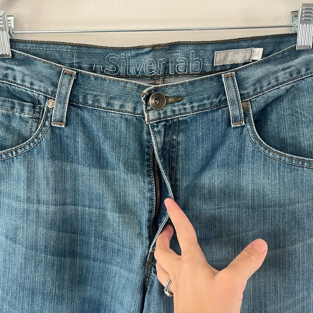 Levi’s Silvertab Baggy Relaxed Fit Cotton Denim Men's Jeans Size‎ W34x L32